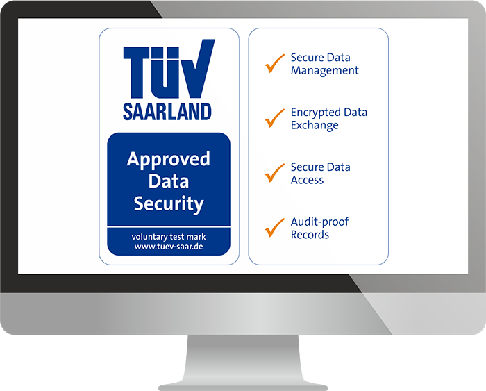 TÜV-certified data security